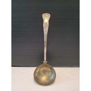 Silver Plated Sheffield England Company Ladle 12" Long And 4" Wide